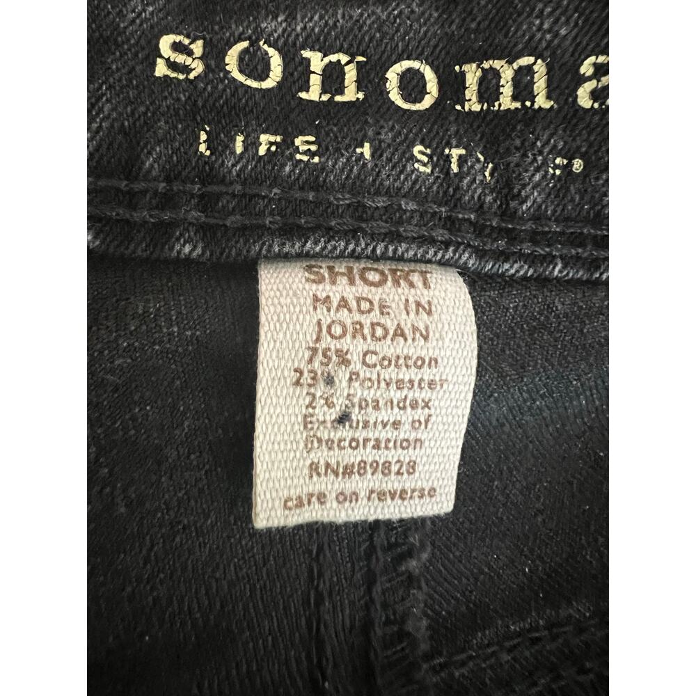 Vintage Sonoma Original Boot Cut Jeans Black Size 10 Short JJ - Picture 3 of 11